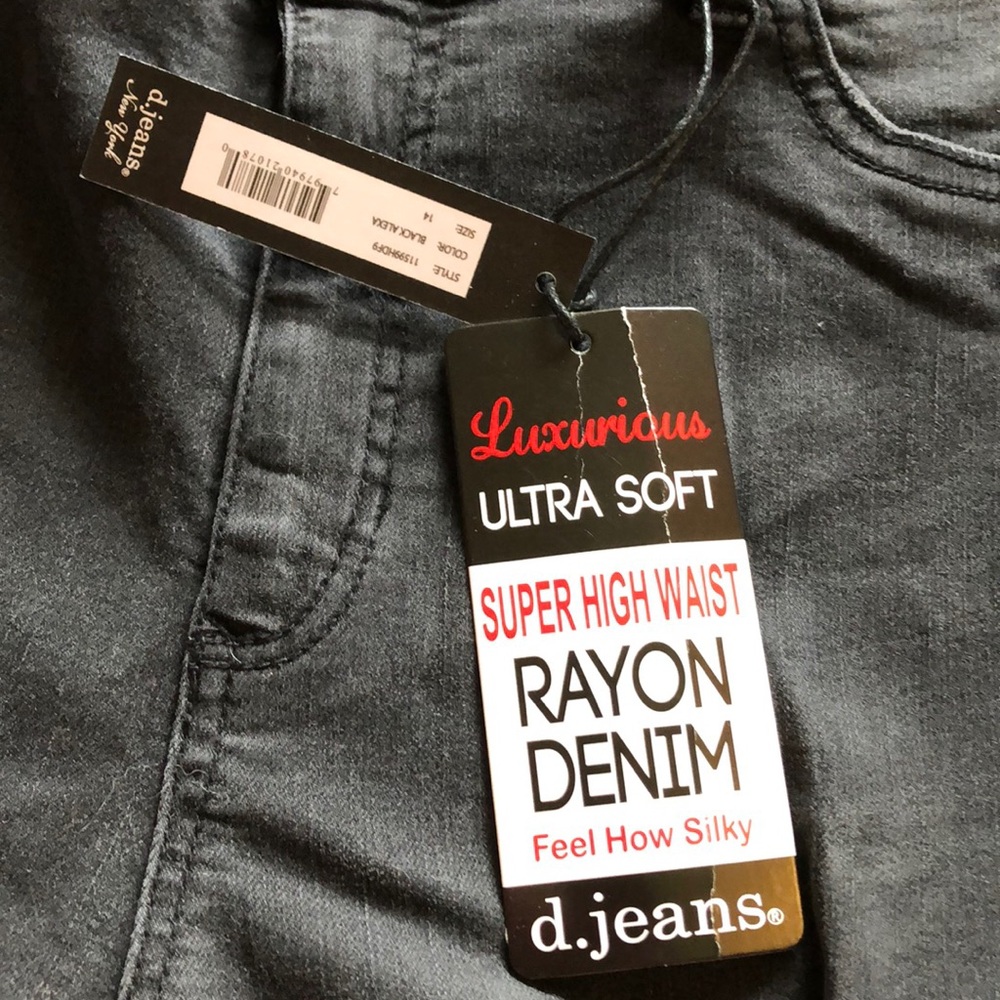 NWT d. jeans Black Denim Jeans - - Picture 3 of 10